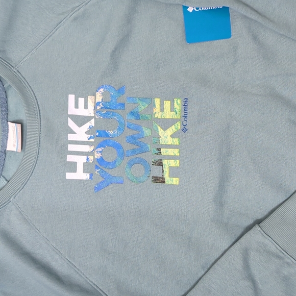 NWT Columbia Fleece Sweatshirt Small - Picture 2 of 5